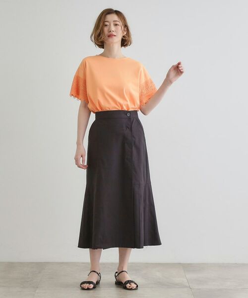 grove / グローブ Tシャツ | 【洗える/二の腕カバー】上品なレースで叶える、きちんと見えの夏Tシャツ | 詳細15