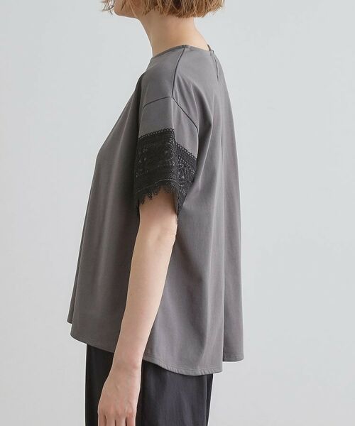 grove / グローブ Tシャツ | 【洗える/二の腕カバー】上品なレースで叶える、きちんと見えの夏Tシャツ | 詳細18