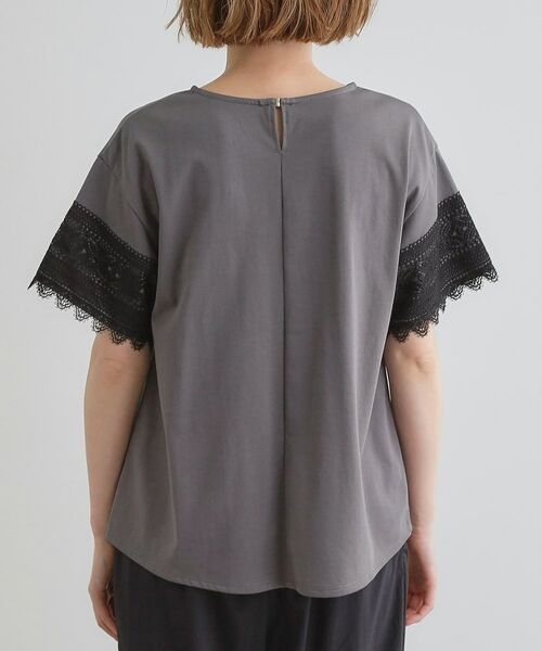 grove / グローブ Tシャツ | 【洗える/二の腕カバー】上品なレースで叶える、きちんと見えの夏Tシャツ | 詳細19
