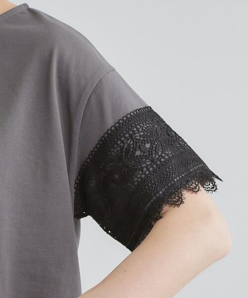 grove / グローブ Tシャツ | 【洗える/二の腕カバー】上品なレースで叶える、きちんと見えの夏Tシャツ | 詳細22