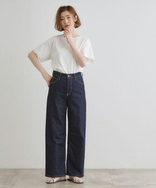 grove / グローブ Tシャツ | 【洗える/二の腕カバー】上品なレースで叶える、きちんと見えの夏Tシャツ | 詳細3