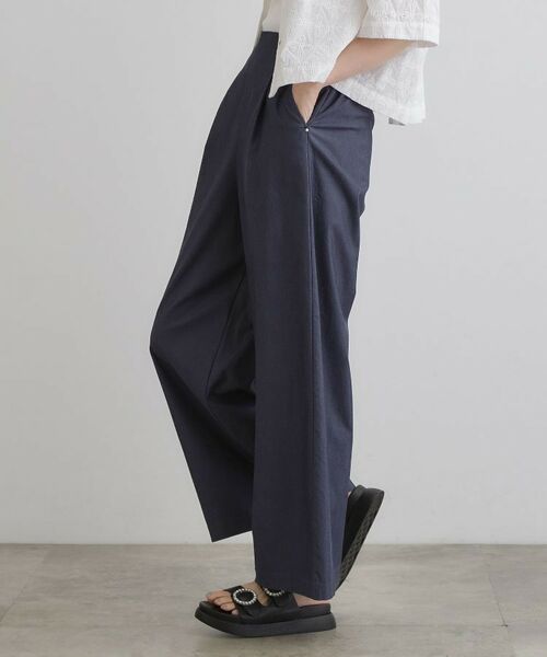 grove / グローブ パンツ | 高身長さん向け+10cm【接触冷感】サマーハイパーストレッチワイドパンツ | 詳細13