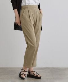 grove / グローブ ショート・ハーフ・半端丈パンツ | 低身長さん向け－3cm丈【接触冷感】サマーハイパーストレッチテーパードパンツ