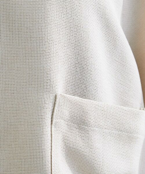 grove / グローブ ノーカラージャケット | 透け感と立体感で魅せる、大人の夏のメッシュワイドスリーブジャケット | 詳細13