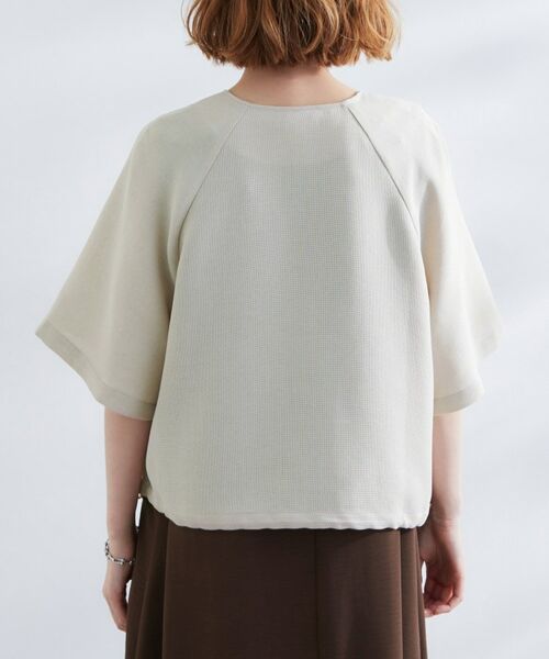 grove / グローブ ノーカラージャケット | 透け感と立体感で魅せる、大人の夏のメッシュワイドスリーブジャケット | 詳細16