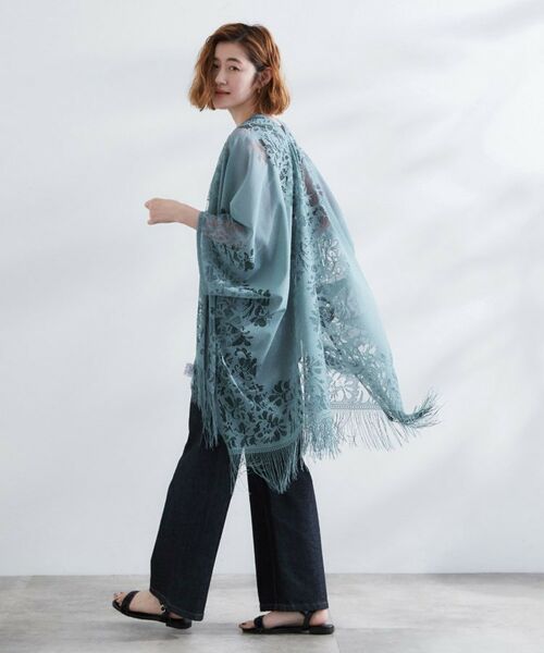 grove / グローブ ポンチョ | レースタバードポンチョ | 詳細11
