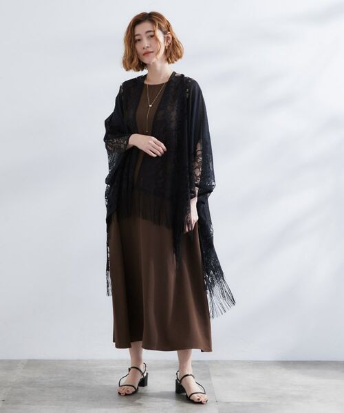 grove / グローブ ポンチョ | レースタバードポンチョ | 詳細3