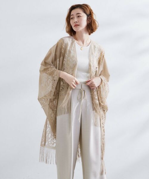 grove / グローブ ポンチョ | レースタバードポンチョ | 詳細5