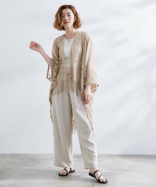 grove / グローブ ポンチョ | レースタバードポンチョ | 詳細7