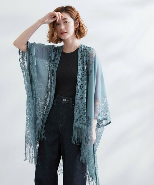 grove / グローブ ポンチョ | レースタバードポンチョ | 詳細9
