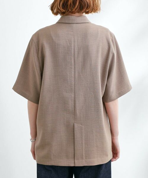 grove / グローブ テーラードジャケット | 軽やかに羽織れて、きちんと見え ハーフスリーブテーラードジャケット | 詳細17