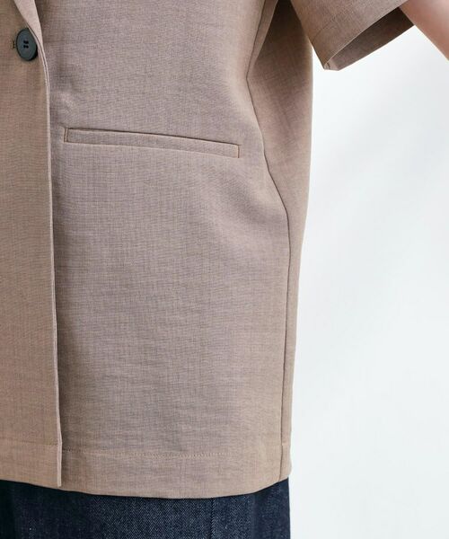 grove / グローブ テーラードジャケット | 軽やかに羽織れて、きちんと見え ハーフスリーブテーラードジャケット | 詳細20