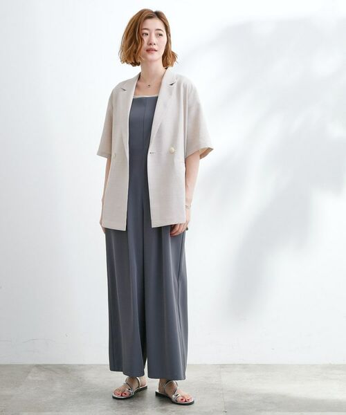 grove / グローブ テーラードジャケット | 軽やかに羽織れて、きちんと見え ハーフスリーブテーラードジャケット | 詳細3