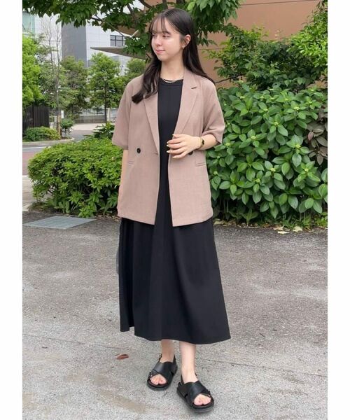 grove / グローブ テーラードジャケット | 軽やかに羽織れて、きちんと見え ハーフスリーブテーラードジャケット | 詳細9