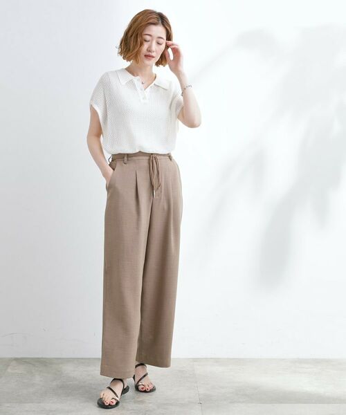 grove / グローブ パンツ | ロープベルトで差がつく 洗練リラックスパンツ | 詳細11