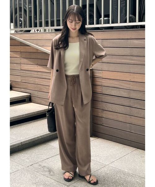 grove / グローブ パンツ | ロープベルトで差がつく 洗練リラックスパンツ | 詳細13