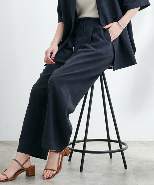 grove / グローブ パンツ | ロープベルトで差がつく 洗練リラックスパンツ | 詳細15