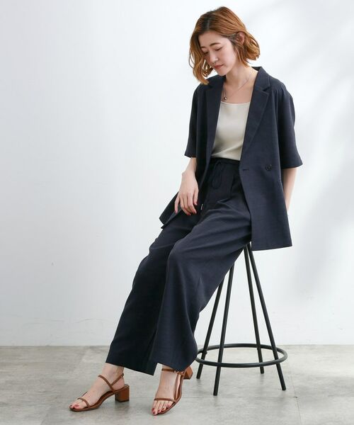 grove / グローブ パンツ | ロープベルトで差がつく 洗練リラックスパンツ | 詳細17