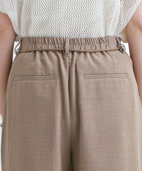 grove / グローブ パンツ | ロープベルトで差がつく 洗練リラックスパンツ | 詳細27