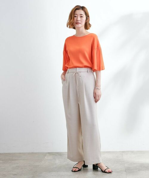 grove / グローブ パンツ | ロープベルトで差がつく 洗練リラックスパンツ | 詳細6