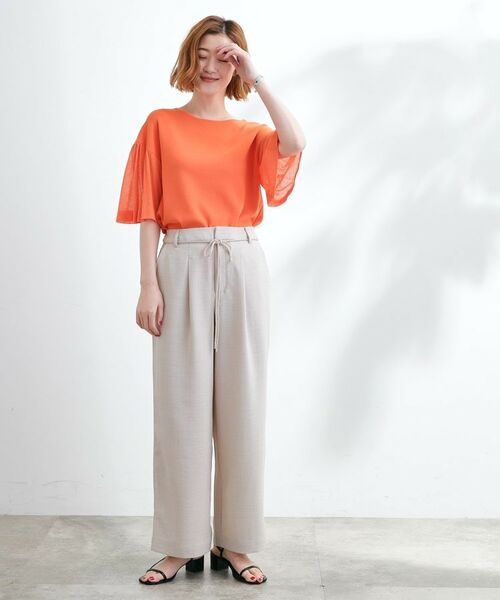 grove / グローブ パンツ | ロープベルトで差がつく 洗練リラックスパンツ | 詳細7