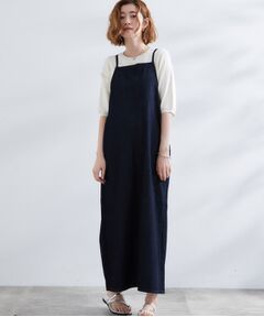 grove / グローブ ロング・マキシ丈ワンピース | 【Lee】DENIM CAMISOLE DRESS