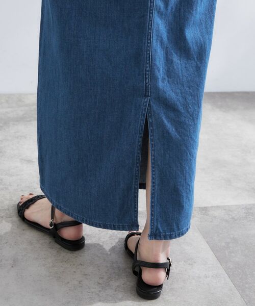 grove / グローブ ロング・マキシ丈ワンピース | 【Lee】DENIM CAMISOLE DRESS | 詳細18