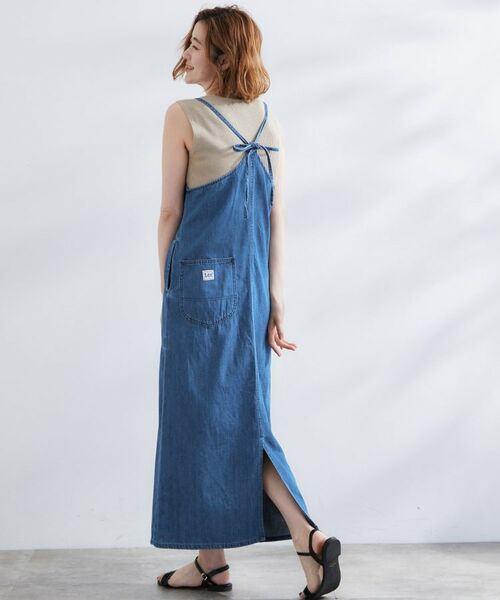 grove / グローブ ロング・マキシ丈ワンピース | 【Lee】DENIM CAMISOLE DRESS | 詳細2