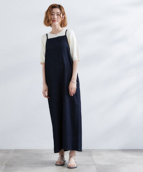 grove / グローブ ロング・マキシ丈ワンピース | 【Lee】DENIM CAMISOLE DRESS | 詳細5