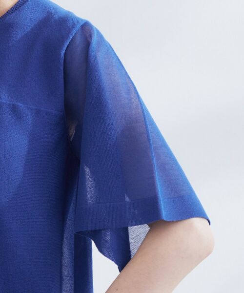 grove / グローブ ニット・セーター | シアーな軽やかさフロントシアーフレアニット | 詳細18