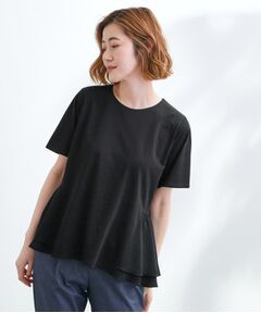 grove / グローブ Tシャツ | 【UV・冷感】布帛使いフレアーTシャツ