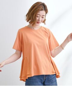 grove / グローブ Tシャツ | 【UV・冷感】布帛使いフレアーTシャツ