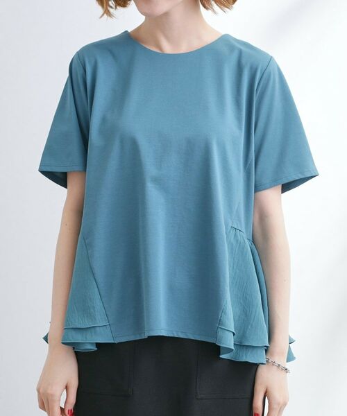 grove / グローブ Tシャツ | 【UV・冷感】布帛使いフレアーTシャツ | 詳細17