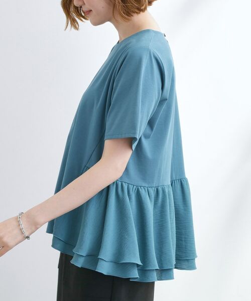 grove / グローブ Tシャツ | 【UV・冷感】布帛使いフレアーTシャツ | 詳細18