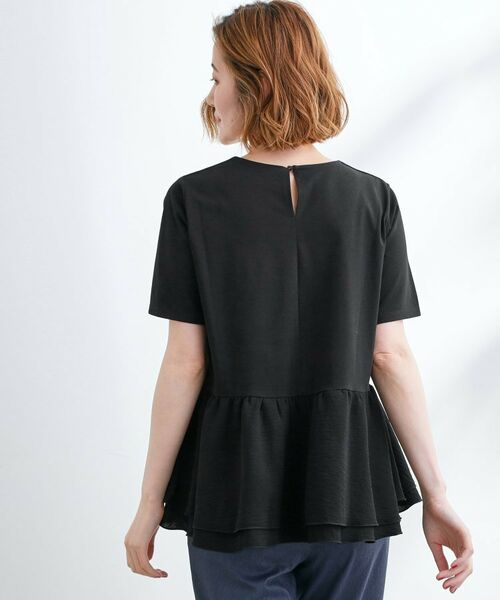 grove / グローブ Tシャツ | 【UV・冷感】布帛使いフレアーTシャツ | 詳細5