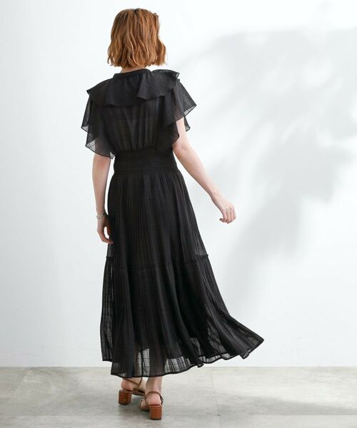 grove / グローブ ロング・マキシ丈ワンピース | 夏の主役シフォンプリントプリーツワンピース | 詳細15