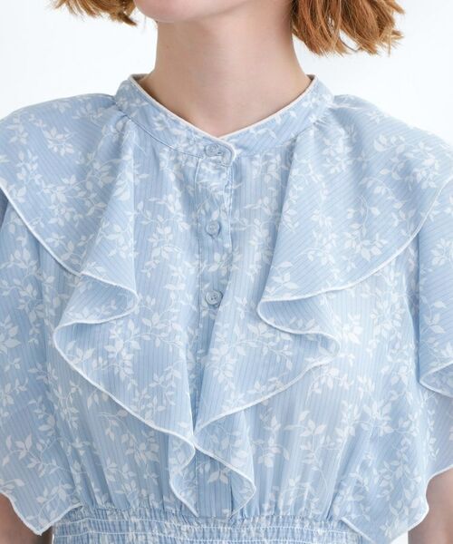 grove / グローブ ロング・マキシ丈ワンピース | 夏の主役シフォンプリントプリーツワンピース | 詳細20