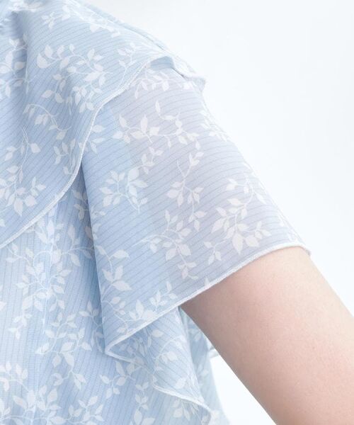 grove / グローブ ロング・マキシ丈ワンピース | 夏の主役シフォンプリントプリーツワンピース | 詳細21