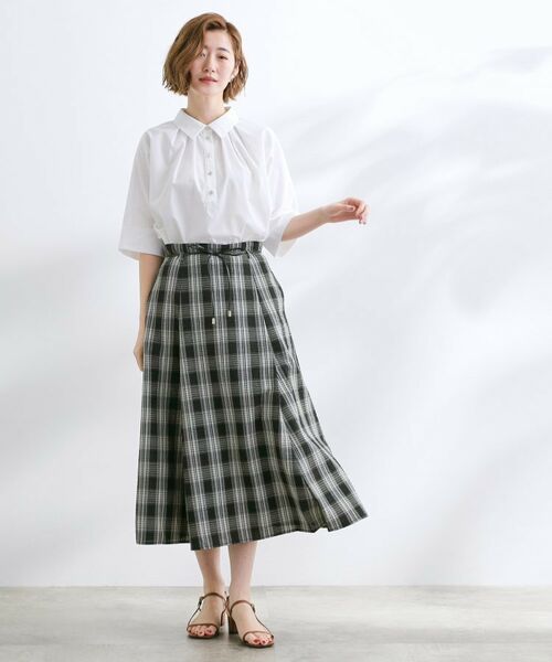 grove / グローブ スカート | コードリボンタックAラインスカート | 詳細10