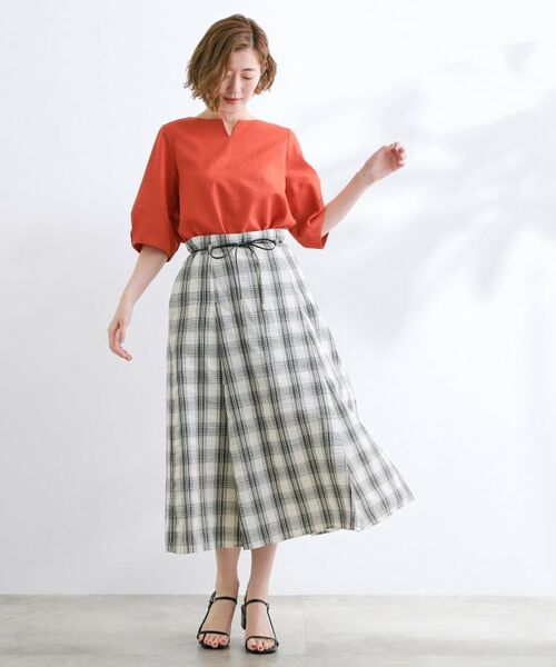 grove / グローブ スカート | コードリボンタックAラインスカート | 詳細7