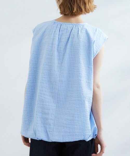 grove / グローブ シャツ・ブラウス | 裾のボリュームが今年気分 ストライプバルーンブラウス | 詳細15