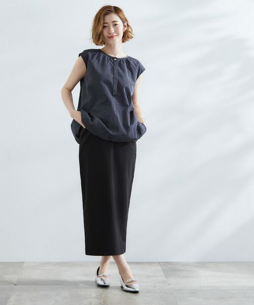 grove / グローブ シャツ・ブラウス | 裾のボリュームが今年気分 ストライプバルーンブラウス | 詳細6