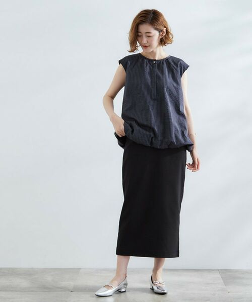 grove / グローブ シャツ・ブラウス | 裾のボリュームが今年気分 ストライプバルーンブラウス | 詳細7