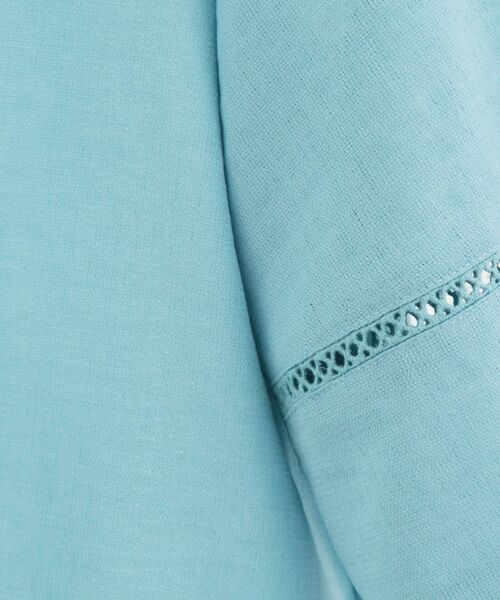 grove / グローブ シャツ・ブラウス | お洒落に決まる 麻調袖コンシャスブラウス | 詳細16