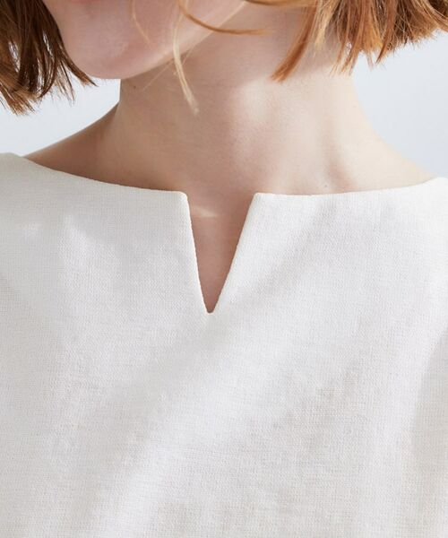 grove / グローブ シャツ・ブラウス | お洒落に決まる 麻調袖コンシャスブラウス | 詳細20