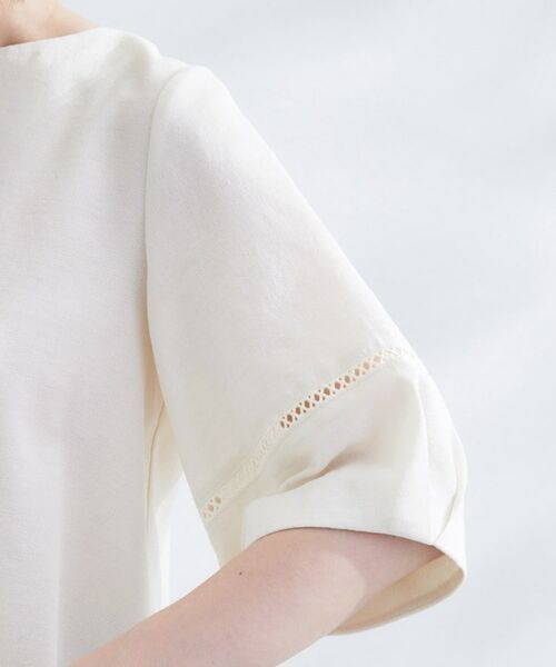 grove / グローブ シャツ・ブラウス | お洒落に決まる 麻調袖コンシャスブラウス | 詳細22