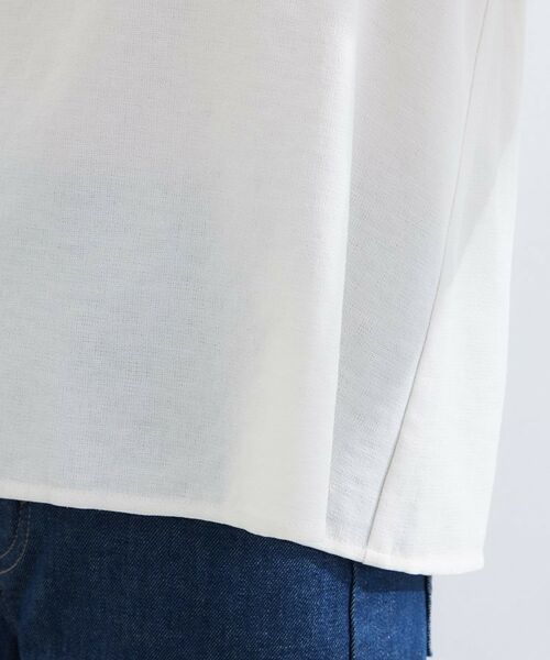 grove / グローブ シャツ・ブラウス | お洒落に決まる 麻調袖コンシャスブラウス | 詳細23