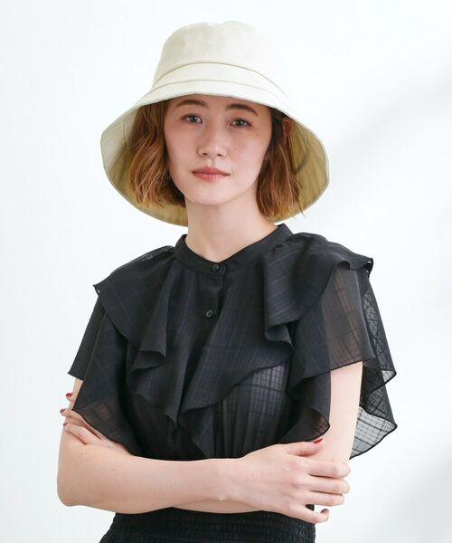 grove / グローブ ハット | 綿麻混カサブランカワイドブリムハット【UVカット・サイズ調整】 | 詳細7