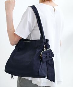 grove / グローブ ショルダーバッグ | 【撥水】リボンチャームサイドノットショルダー