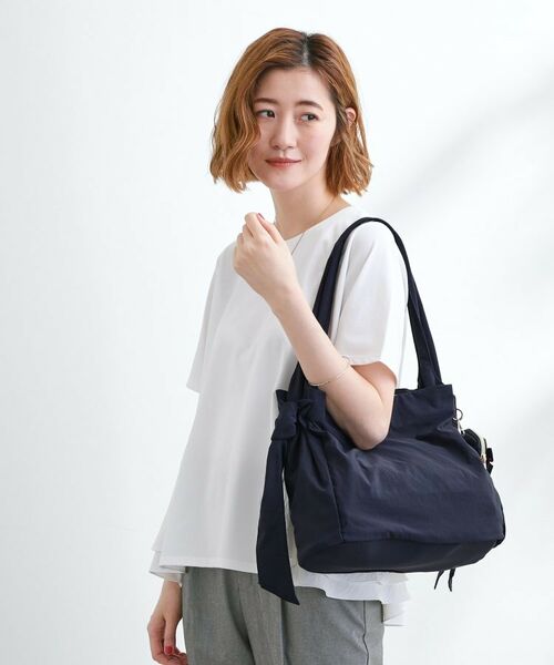 grove / グローブ ショルダーバッグ | 【撥水】リボンチャームサイドノットショルダー | 詳細6